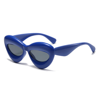 Oversized Cat-eye Acetate Sunglasses In Lipstick