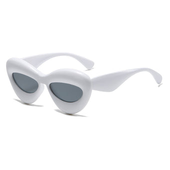 Oversized Cat-eye Acetate Sunglasses In Lipstick