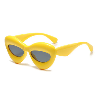 Oversized Cat-eye Acetate Sunglasses In Lipstick