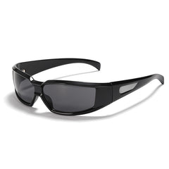 New Oval Frame Sunglasses for Fashion Y2K Retro Punk Pink Glasses