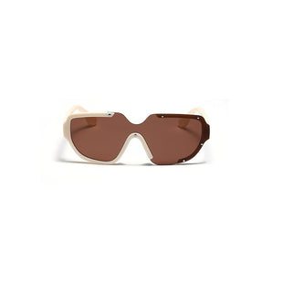 Large Frame Punk Sunglasses Women Outdoor Driving Party Glasses