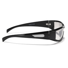 New Oval Frame Sunglasses for Fashion Y2K Retro Punk Pink Glasses