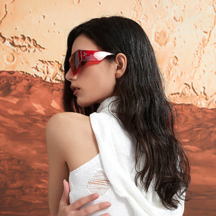 Cyberpunk Jelly Oversized Sunglasses