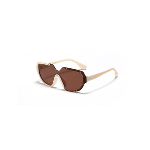 Large Frame Punk Sunglasses Women Outdoor Driving Party Glasses