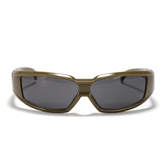 New Oval Frame Sunglasses for Fashion Y2K Retro Punk Pink Glasses