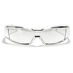 New Oval Frame Sunglasses for Fashion Y2K Retro Punk Pink Glasses
