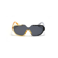 Large Frame Punk Sunglasses Women Outdoor Driving Party Glasses