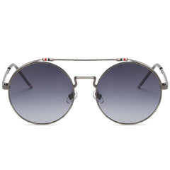 Men Round Frame Sunglasses
