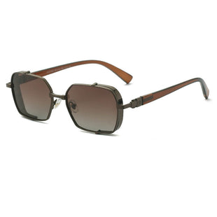 Make a Bold Statement with These Men's Punk Metal Sunglasses