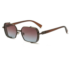 Make a Bold Statement with These Men's Punk Metal Sunglasses