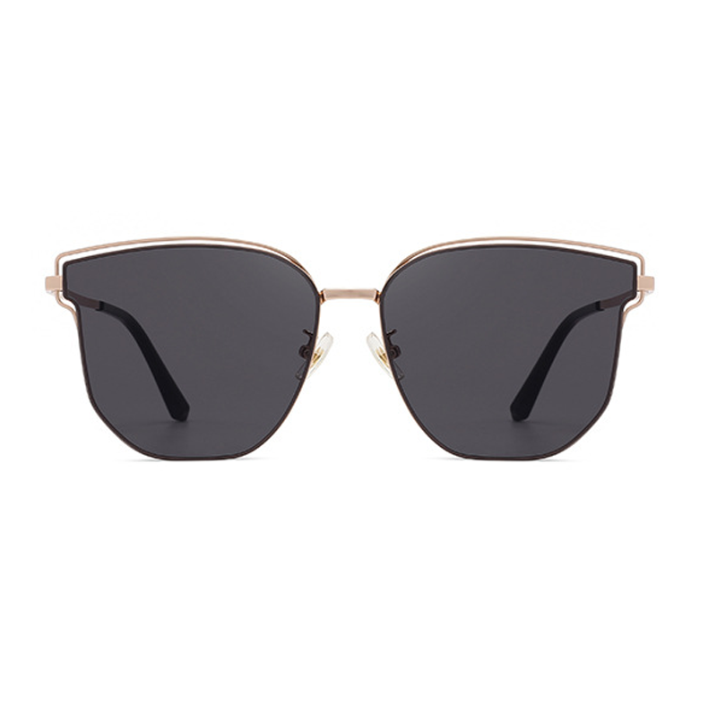 Unisex Square Metal Frame Sunglasses - Abdosy