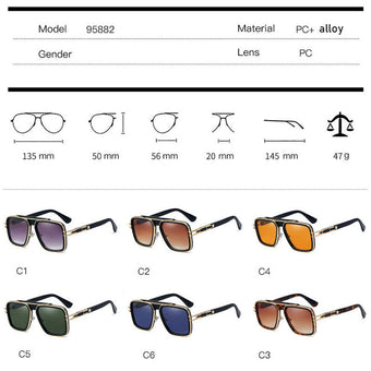 Tony Stark UV400 Protection Sunglasses