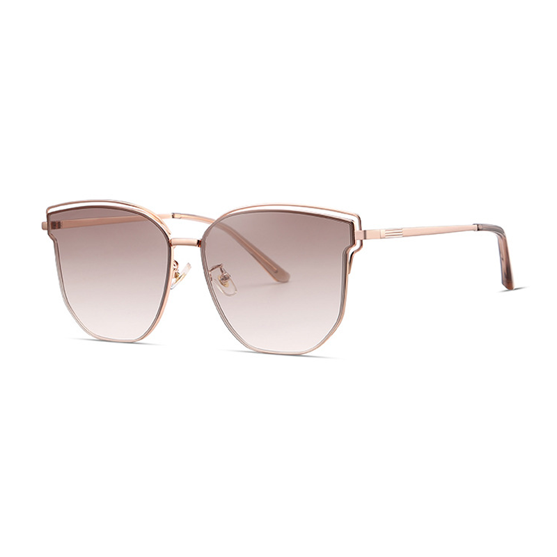 Unisex Square Metal Frame Sunglasses - Abdosy