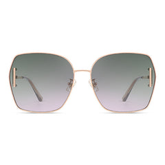 Unisex Metal Polygon Sunglasses