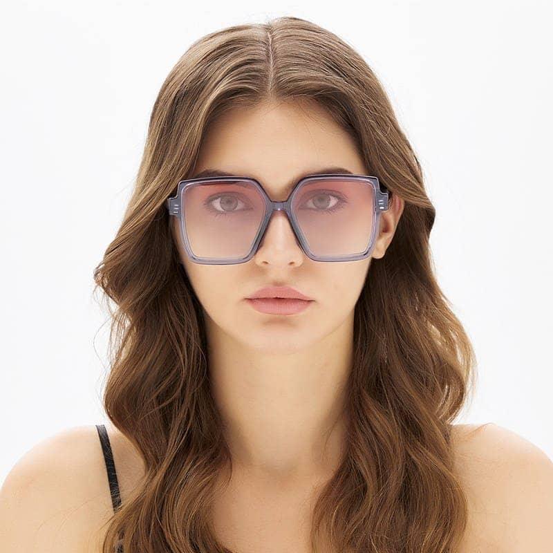 Abdosy Retro Square Gradient Lens Unisex Sunglasses - Abdosy