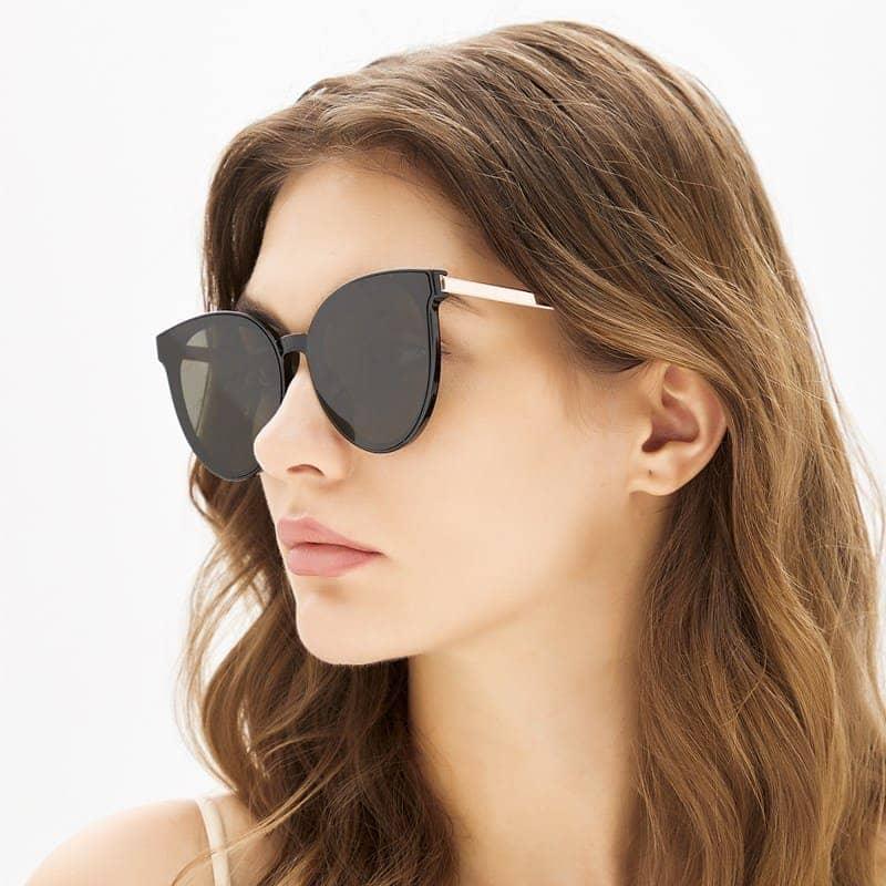 90S Vintage Full-rim Oval Sunglasses - Abdosy
