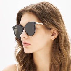 90S Vintage Full-rim Oval Sunglasses - Abdosy