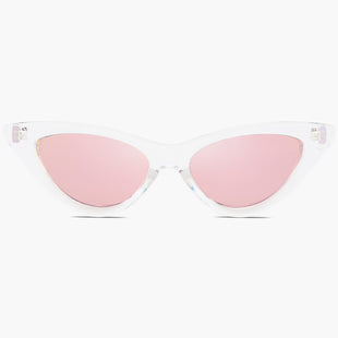 Red Frame Grey Lens Cat Eye Female Sunglasses