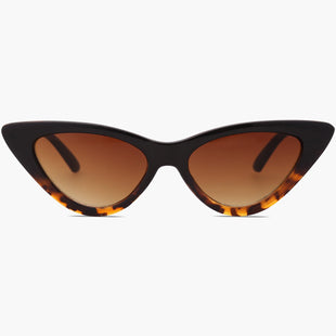 Red Frame Grey Lens Cat Eye Female Sunglasses