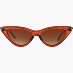 Red Frame Grey Lens Cat Eye Female Sunglasses