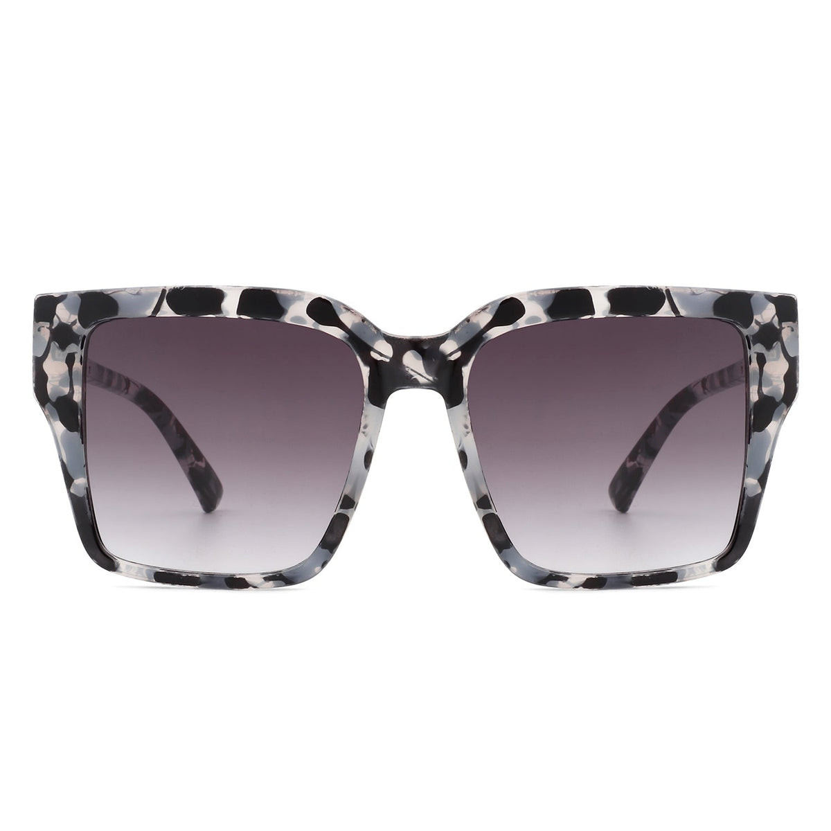 Women Chic Flat Top Tinted Fashion Square Sunglasses