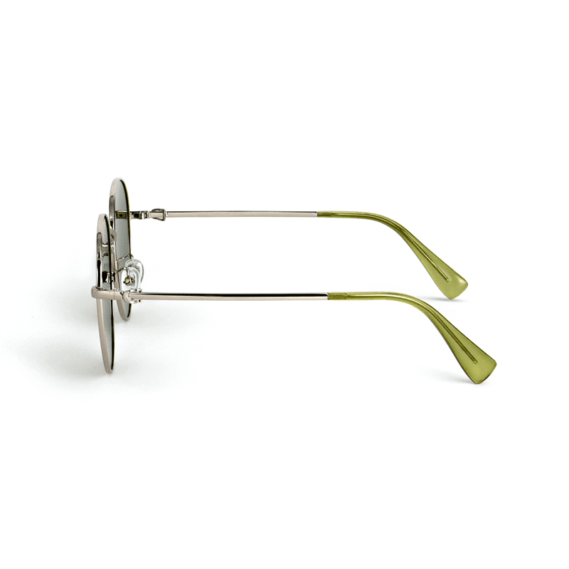 Belen Round Frames Designer Aviator Sunglasses - Abdosy