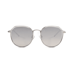 Women Grey Polygon Sunglasses
