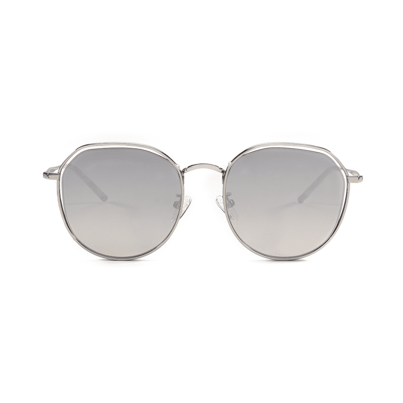 Women Grey Polygon Sunglasses