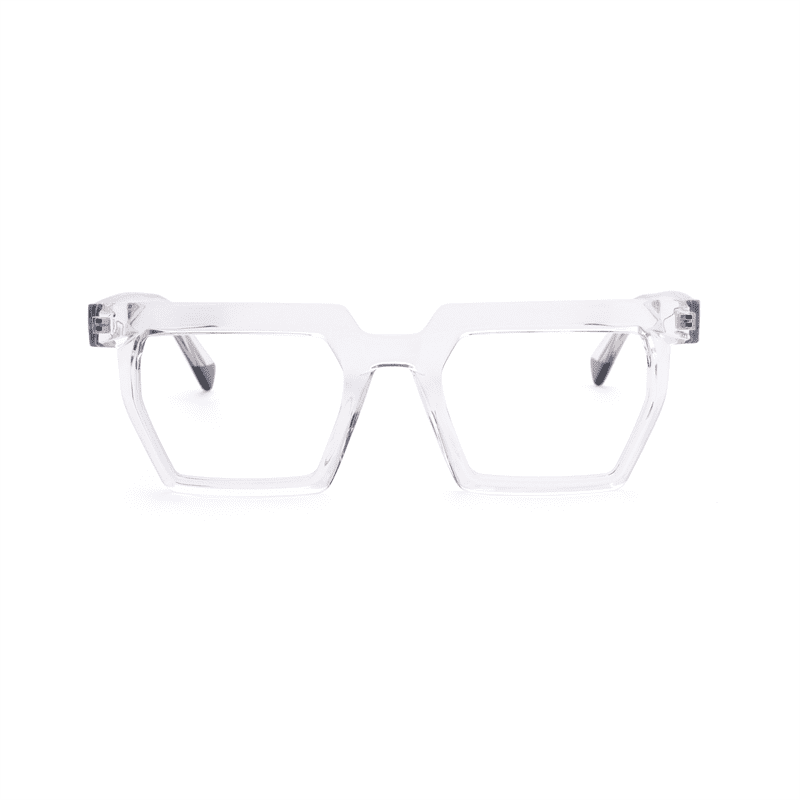 Female Polygonal Frame Acetate Tortoiseshell Eyeglasses - Abdosy