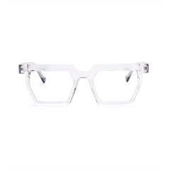 Female Polygonal Frame Acetate Tortoiseshell Eyeglasses - Abdosy