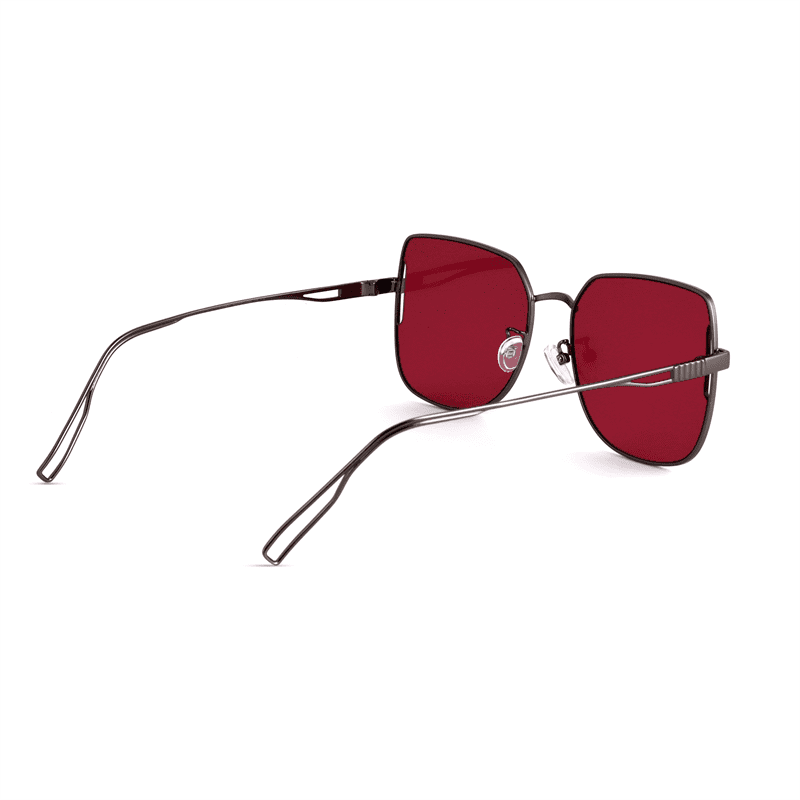 Oversized Women Polygon Sunglasses Retro Design - Abdosy