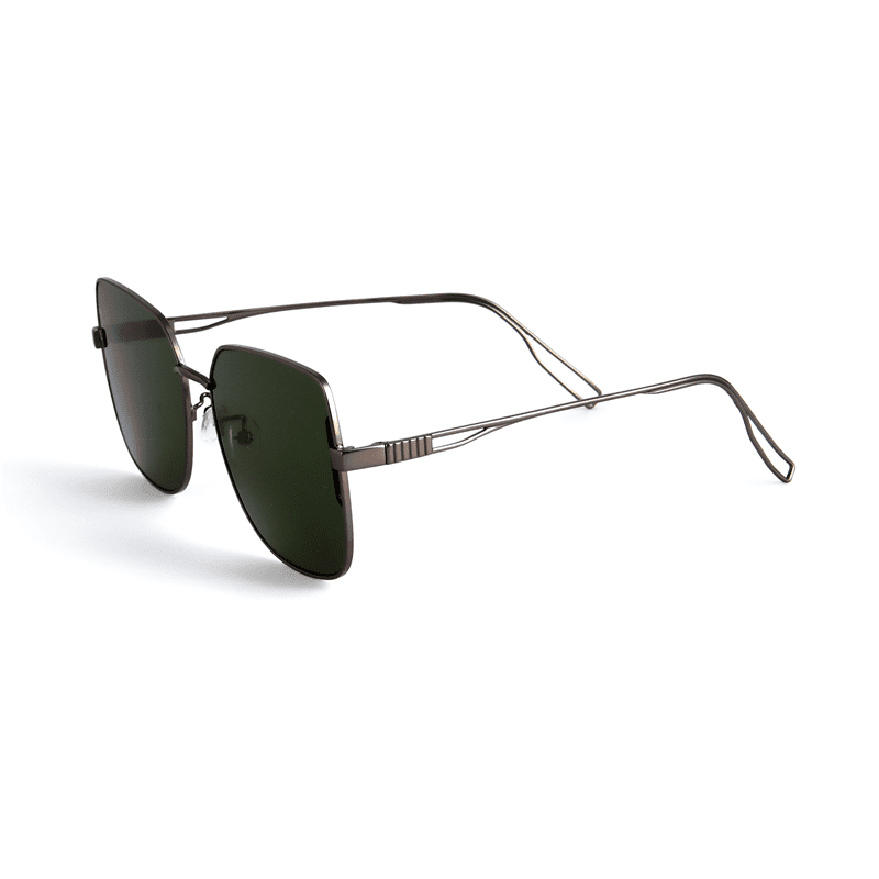Oversized Women Polygon Sunglasses Retro Design - Abdosy