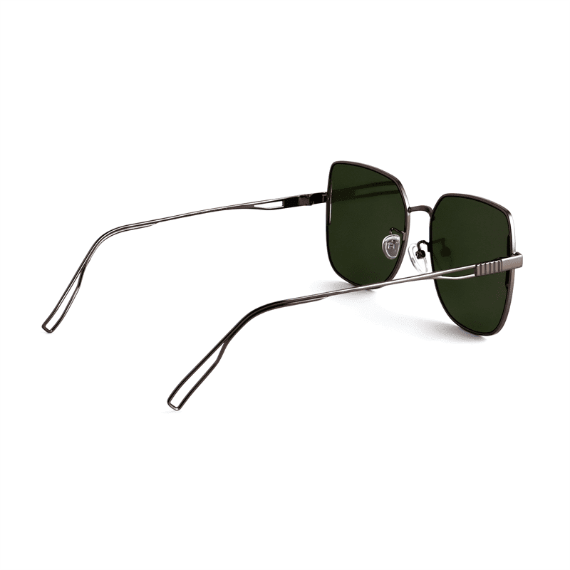 Oversized Women Polygon Sunglasses Retro Design - Abdosy