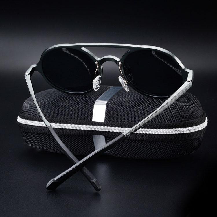 Abdosy Round Steampunk Polycarbonate Sunglasses